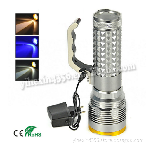 Hot Sale Outdoor Light Source Strong Light Rechargeable Zoom Fishing Light